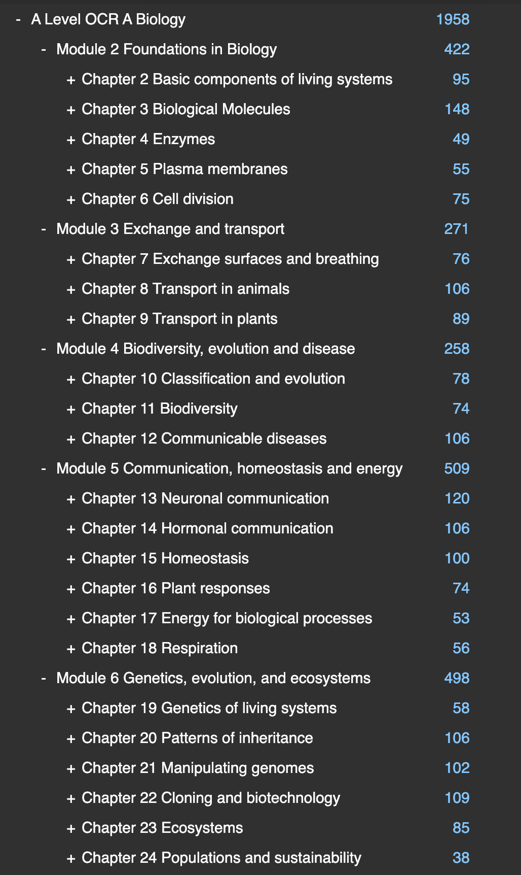 A-Level OCR A Biology & Chemistry Bundle